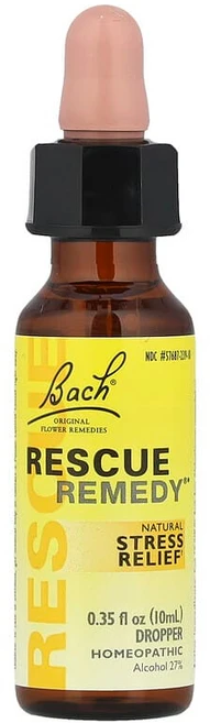 Bach Original Flower Remedies Rescue Remedy® Natural Stress Relief 0.35 fl oz (10 ml), 10.351 ml, 1개 - 쿠팡