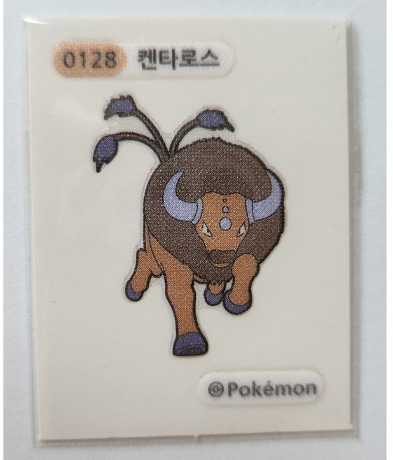 포켓몬빵 띠부씰 128 켄타로스, 1개