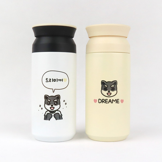 승화전사 마카롱 텀블러 350ml 굿즈 선물 여행, 화이트(white)15개 - 9월 예약발송, 1세트