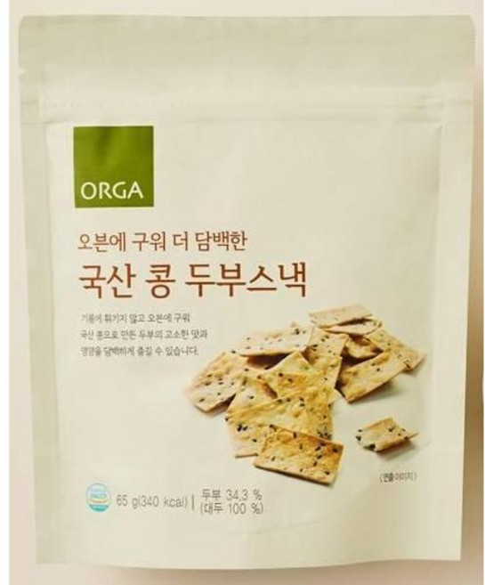 ORGA 구운 두부스낵, 18개, 65g