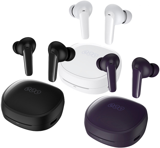 QCY T13X APP 블루투스 이어폰, (QCY-T13X APP) QCY 정품, 블랙