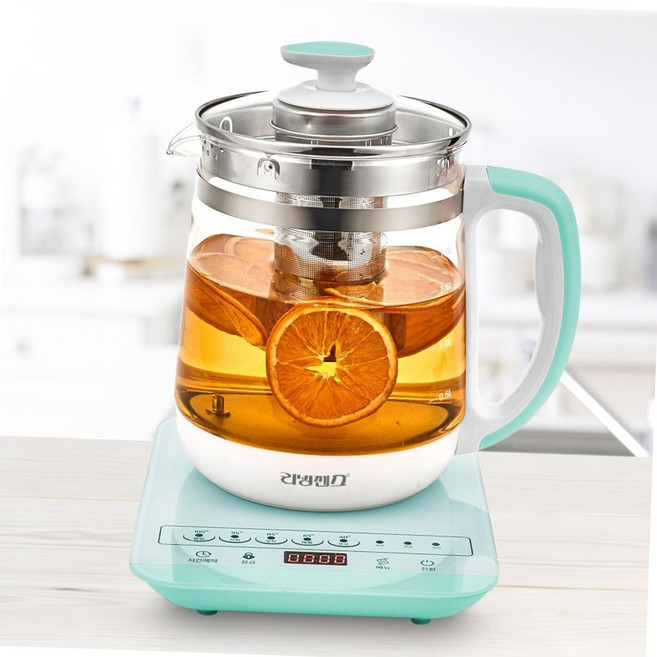 리빙센스 더글라스 유리 전기 티포트 1.8l 무선주전자 유리포트 멀티포트