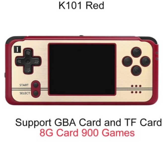 레트로게임기 2022 레트로 게임 Revo K101 플러스 핸드 헬드 비디오 TV 연결 64 비트, 1.Red 32GB TF Card