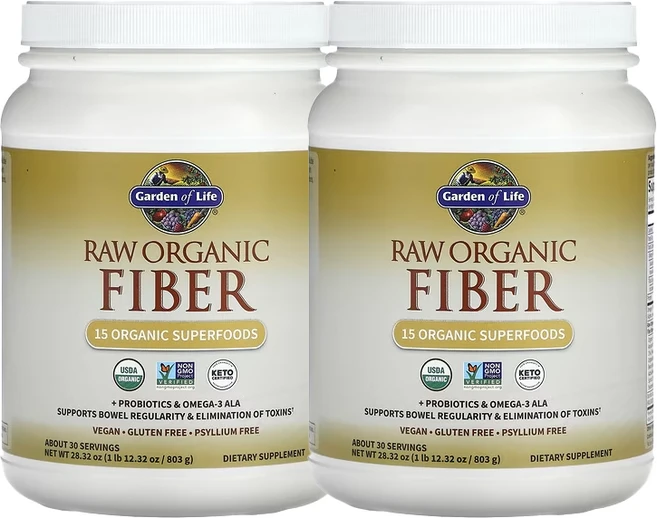 로우 화이버 케토 분말 RAW FIBER powder GOL 가든오브라이프, 803g, 2개 - 쿠팡