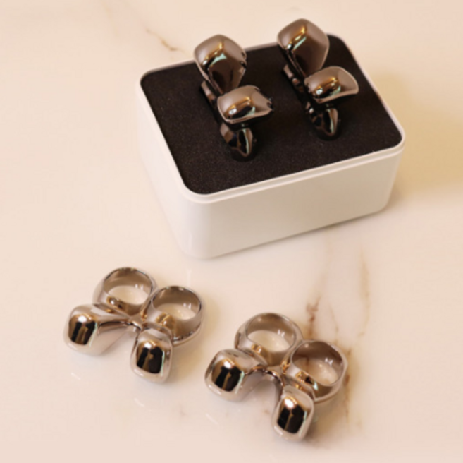 너클랙스 티타늄 페이스 괄사, 골드