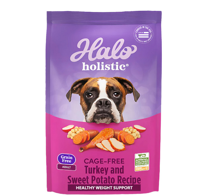 Halo 嘿囉 成犬無穀飼料, 低脂火雞肉, 3.5lb, 1袋