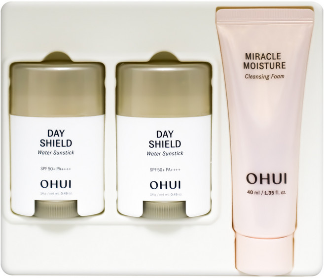 오휘 데이쉴드 워터 선스틱 증량 기획세트, 1개, 28g