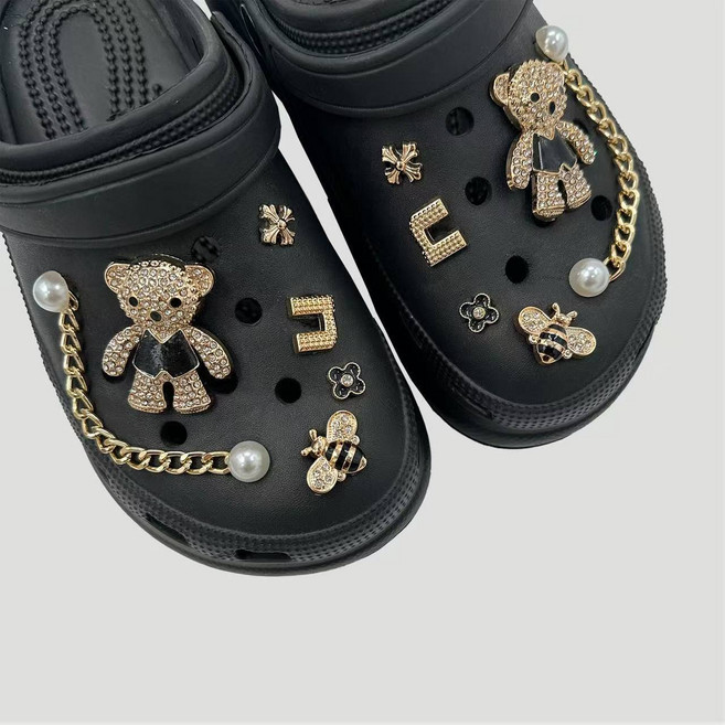 대어샵 곰인형 슬리퍼 신발 꾸미기 악세사리 파츠세트