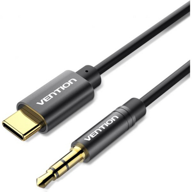 VENTION USB C to 3.5mm 오디오 Aux 잭 케이블 3피트 Type 헤드폰 카 스테레오 텔레스코픽 스프링 코드 iPhone 15 Pro Max/15 Plus, 3Ft/1m, 1개