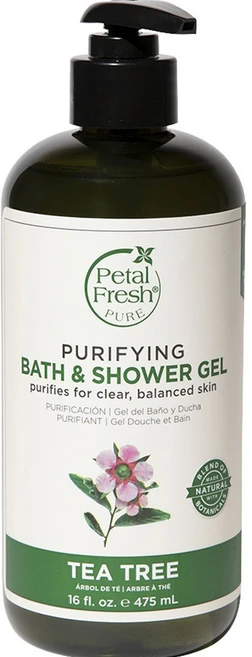 페탈프레쉬 퓨리파잉 배스 & 샤워 젤 티 트리, 1개, 475ml - 쿠팡