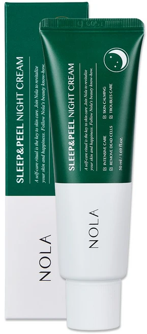 노라 슬립앤필 얼굴각질 저자극 아하바하크림 눈밑 요철 좁쌀 여드름, 1개, 50ml - 쿠팡
