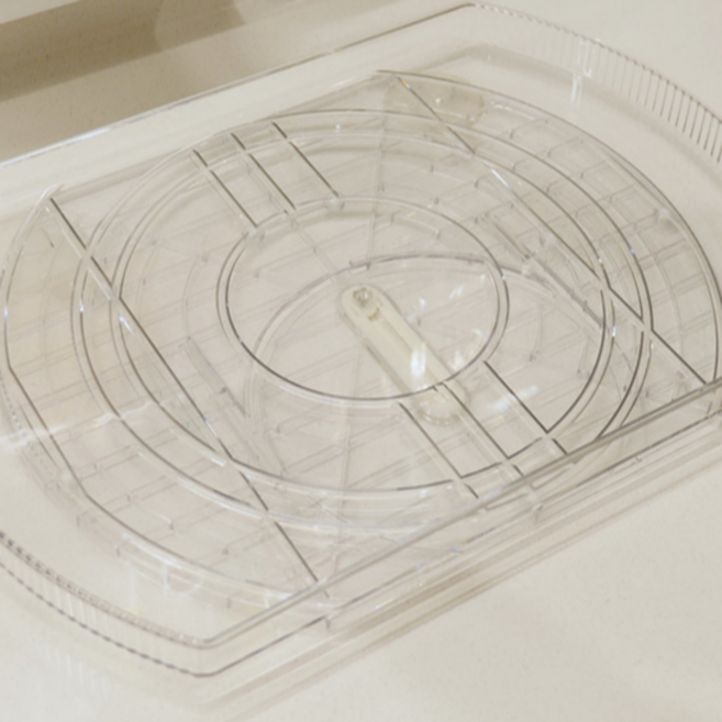 리엘라 360도 회전 냉장고 턴테이블