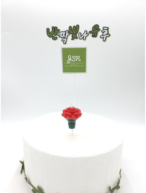 입체 카네이션초1p 어버이날 선물 어버이날이벤트 감사초 생일파티, 1개, 카네이션 1p