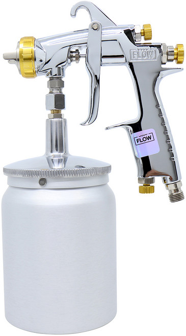 플로우 F100 흡상식 프리미엄 경량 에어 스프레이건 자동차 도장용 도색용 범용 후끼, 1개