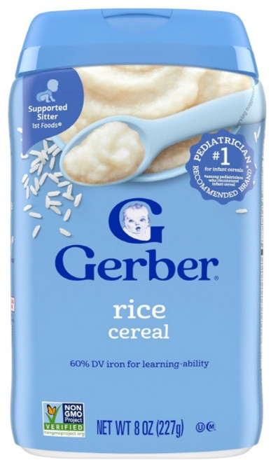 거버 시리얼 227g, 쌀, 3개