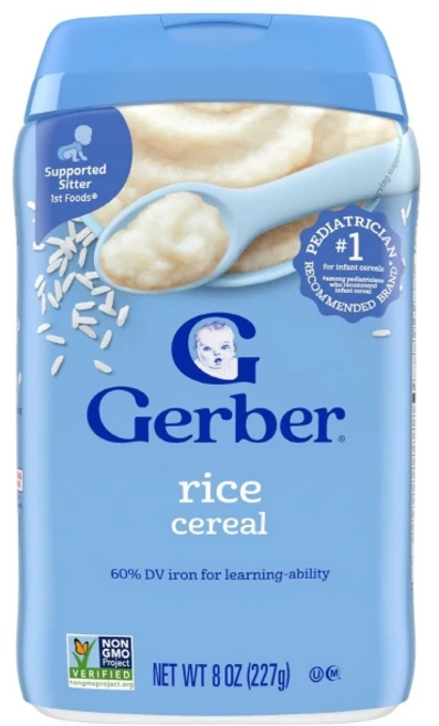 거버 시리얼 227g, 쌀, 3개 - 쿠팡