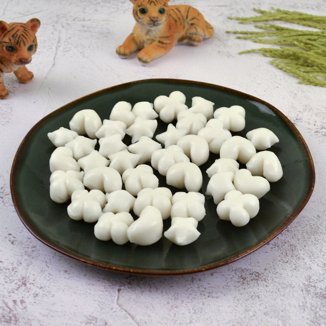 우리쌀 모양 떡볶이떡 별 하트 크로버 1kg, 단품, 단품