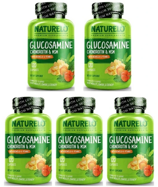 네추렐로 글루코사민 콘드로이틴 MSM 120정, 5개 - 쿠팡