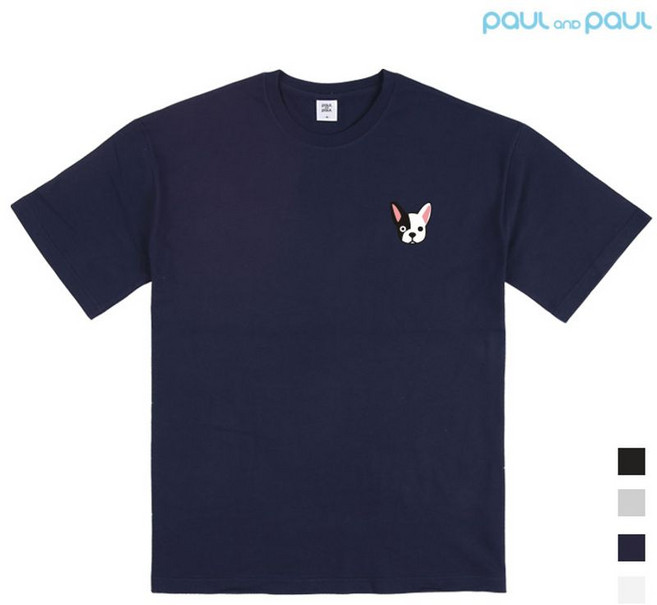 폴앤폴 불독 릴렉스핏 남여공용 반팔 20수