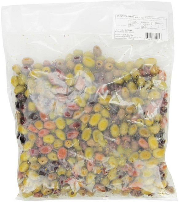 Byzantine 컨트리 스타일 씨 없는 올리브 믹스, 1개, 2.27kg