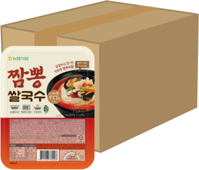 농협식품 짬뽕 쌀국수, 97g, 30개