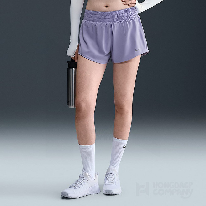 나이키 여자 런닝 원 미드라이즈 3인치 러닝 쇼츠 (533)