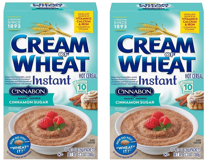 Cream of Rice 크림 오브 라이스 시나몬 핫 시리얼 350g x 2개