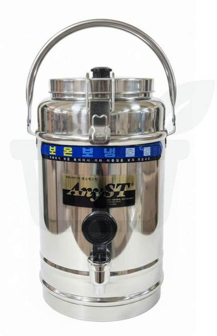 보온보냉통 8L 업소용 8호 스텐 육수 국 물통 식당 단체급식 스테인리스 군대 대용량 온수통