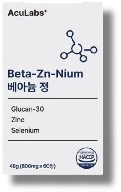 베아늄정 피부면역활성제, 1개, 60정