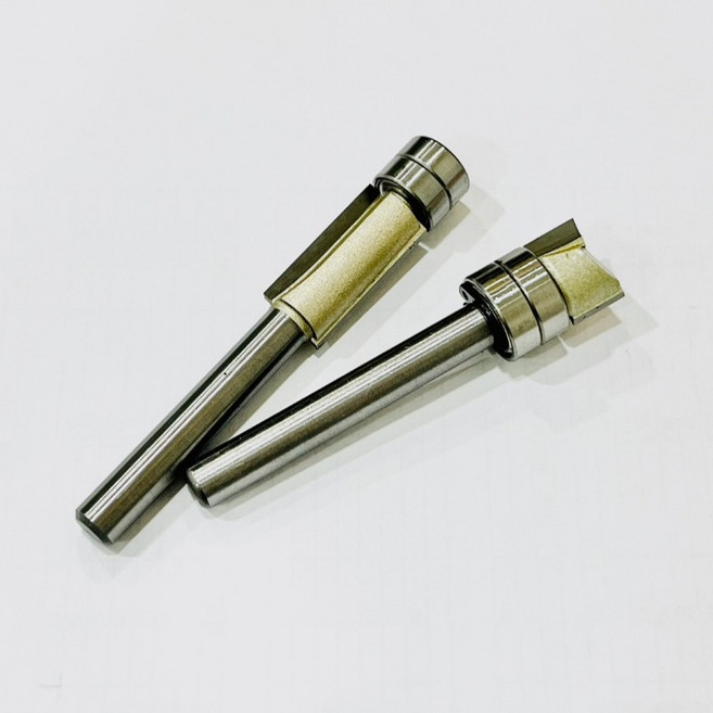 工具帝國 超硬刃 後紐刀 木工用 修邊機 6mm柄 裸裝出貨, 1個, 修邊刀6*10*20mm 單培林