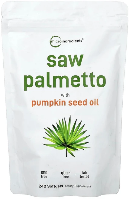 Micro Ingredients 쏘팔메토 호박씨오일 함유 소프트젤 240정, Micro Ingredients 마이크로 인그리디언츠 - 쿠팡