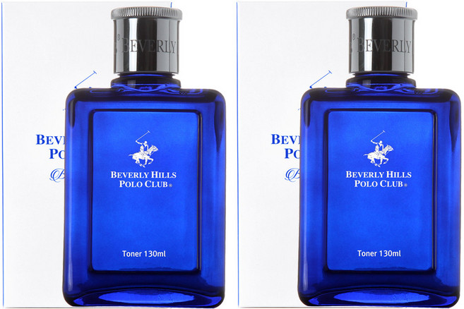비버리힐스폴로클럽 블루옴므 토너 스킨 130ml, 2개