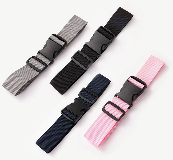 가방 흘러내림 방지 끈 체스트 벨트 스트랩 고정 어깨 앞 버클, 검정