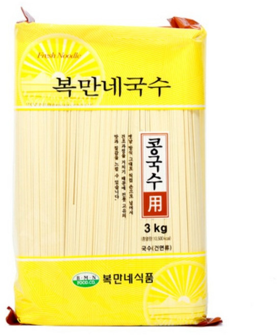 복만네식품 콩국수면, 3kg, 13개