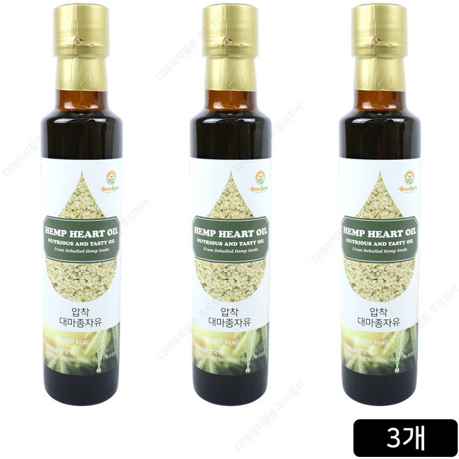 베네팜 대마종자유 250ml 3병(m), 1개, 750ml