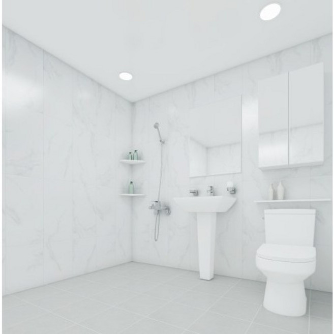 [R바스] 비앙코화이트 욕실리모델링 화장실공사 최저값 디자인 패키지, 1세트, 화이트