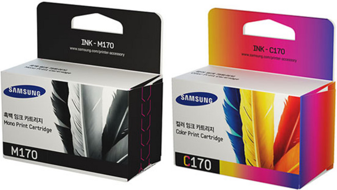 삼성정품 M170검정+C170칼라 세트 SCX-1360 SCX-1365 SCX-1365W SL-J1760W SL-J1760FW 프린터 복합기 잉크 M170 C170, 1개