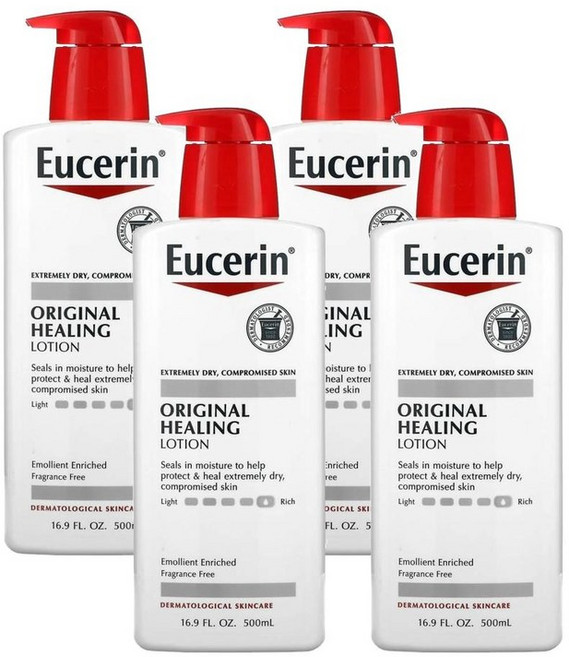 유세린 오리지날 힐링 로션 무향 보습 500ml x4팩, 4개