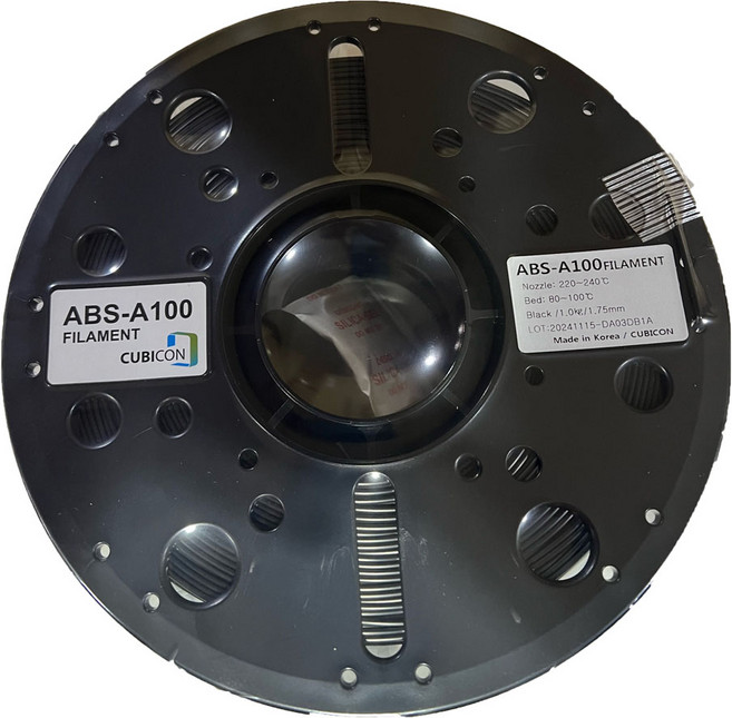큐비콘 3D프린터 ABS-A100 필라멘트, ABS-A100 필라멘트 Black
