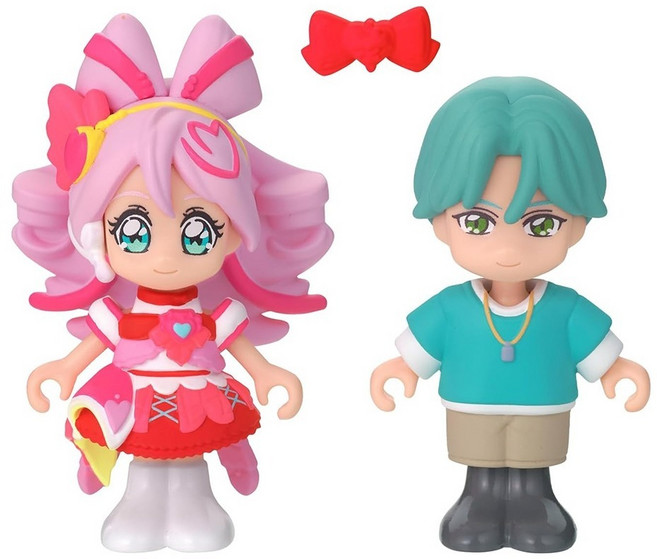 BANDAI Idol光之美少女你與我 偶像天使SP與響海斗變裝公仔, 1個