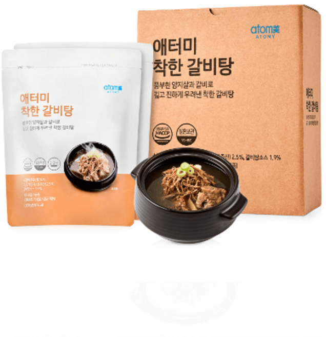 애터미 착한 시원한 갈비탕 PL, 1개