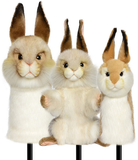 그린피플 실사 토끼 드라이버/우드/유틸리티 클럽커버 3종 중 택 1, 유틸리티커버, 1개