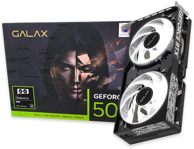 갤럭시 GALAX 지포스 RTX 5060 BLACK OC v2 D7 8GB, R5060