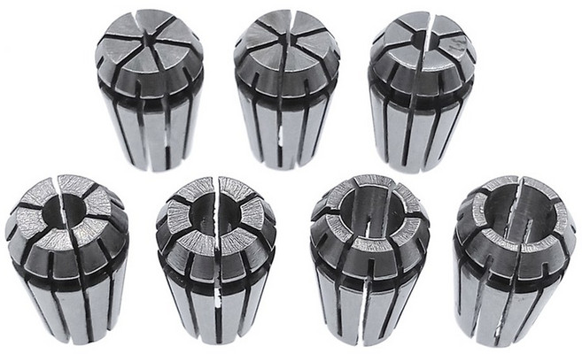 1PCS ER11 콜레트 1 7MM 1/4 MM 6.35MM 1/8MM 3.17MM 5 S 세트 CNC 조각 기계 선반 밀 도구, 1.5mm, 1개