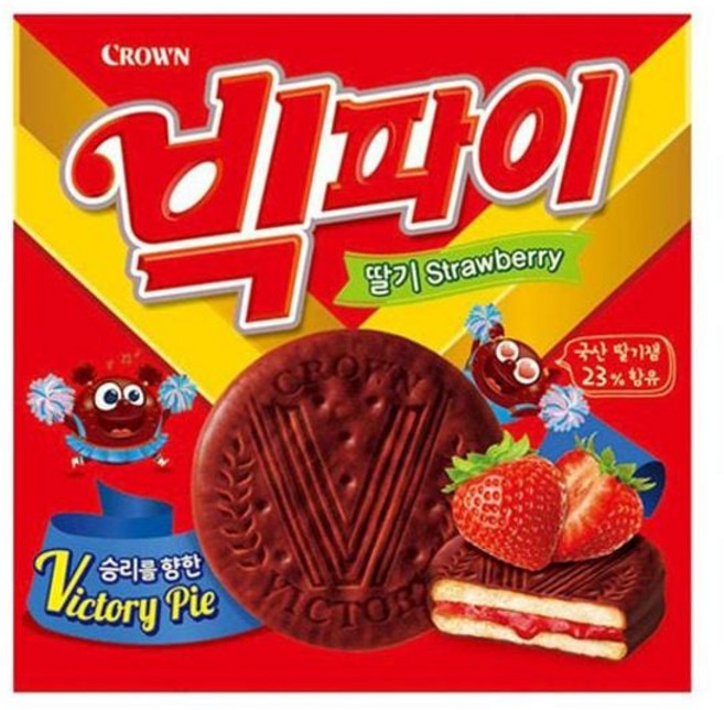 빅파이 324g 딸기 크라운제과, 1개, 1g