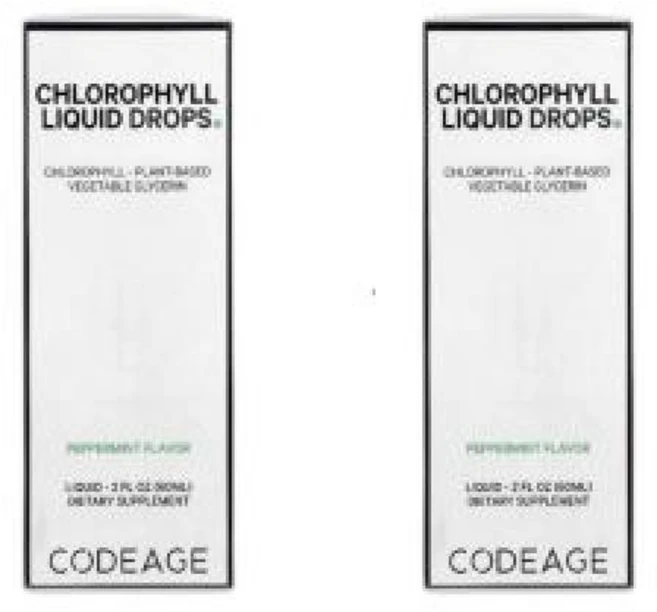 Codeage 엽록소 액상 드롭 페퍼민트 60ml(2fl oz) 2개 - 쿠팡