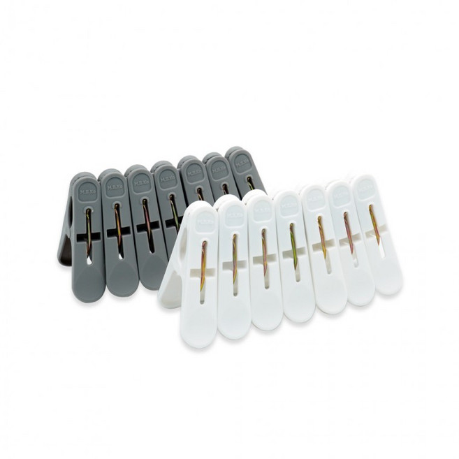 엠비코 뉴 스타일 빨래집게 14P 색상랜덤 세탁 집게, 1개, 상세페이지 참조