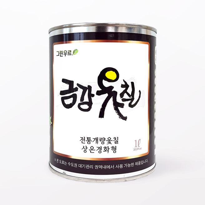 금강옻칠 250ml 500ml 1L 4L 전통옻칠(추출) 천연오일스테인, 주합색, 내장, 1개