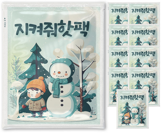 메티스 지켜줘 핫팩 부착형 50g, 10개