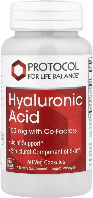 Protocol for Life Balance 히알루론산 100 mg 60 베지캡슐, 4개 - 쿠팡